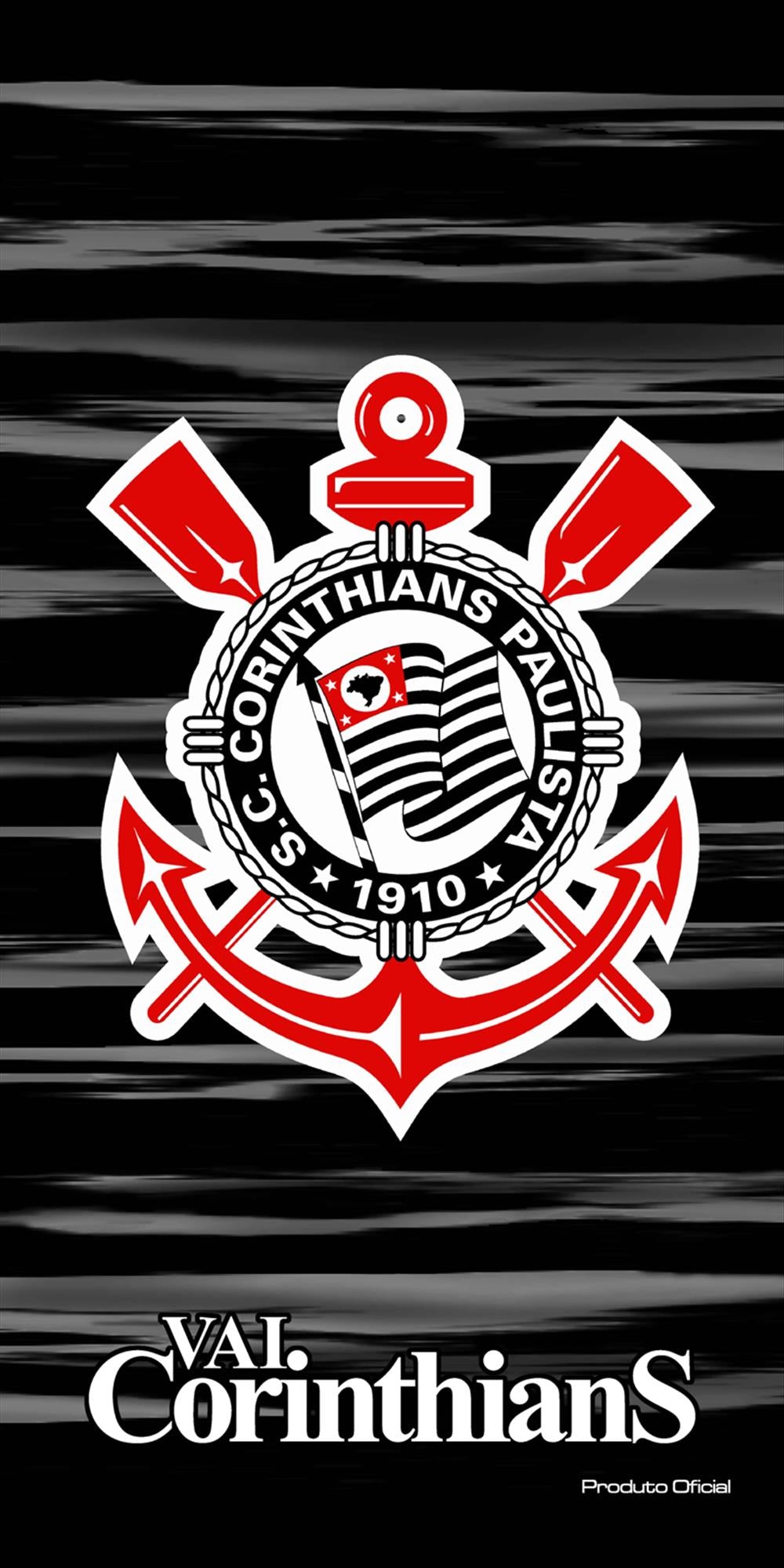 TOALHA AVELUDADA OFICIAL DO CORINTHIANS