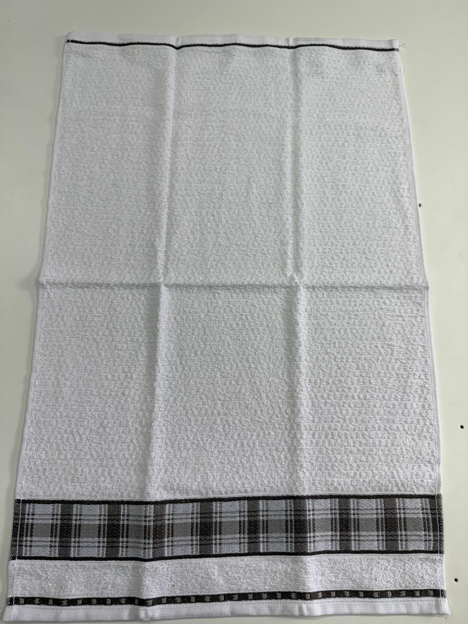 PANO DE COPA 45cm x 68cm GOURMET XADREZ CINZA
