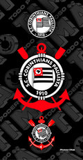 TOALHA AVELUDADA OFICIAL DO CORINTHIANS TODO PODEROSO