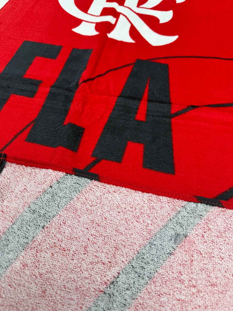 TOALHA ESTAMPADA OFICIAL FLAMENGO