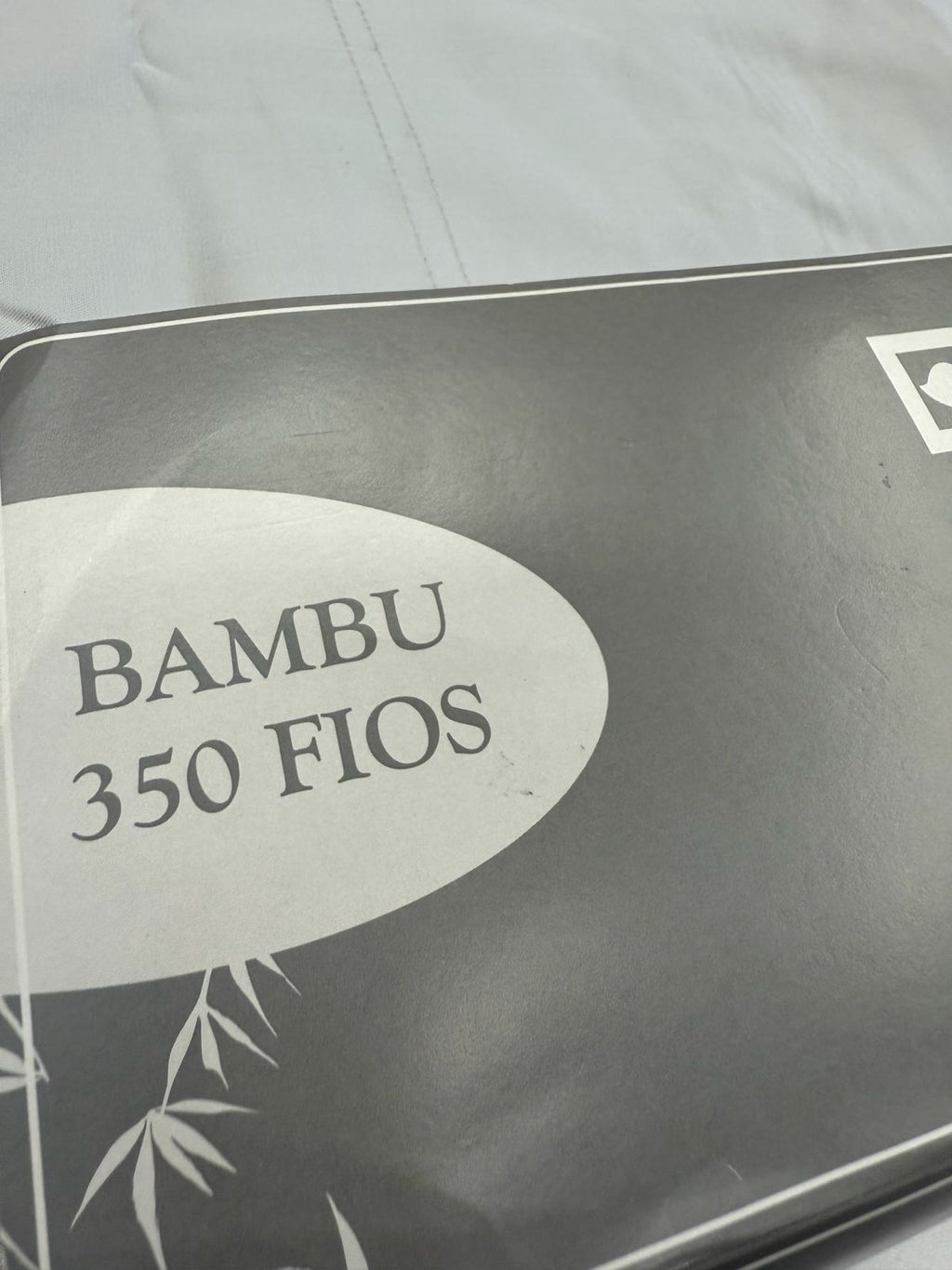 Jogo de Cama Buettner Fibra de Bambu Luxo 350 Fios - Queen - Prata