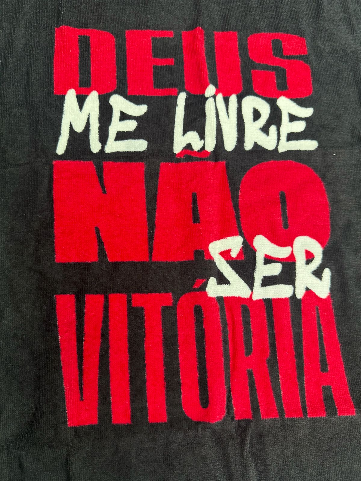 TOALHA AVELUDADA OFICIAL DO VITÓRIA