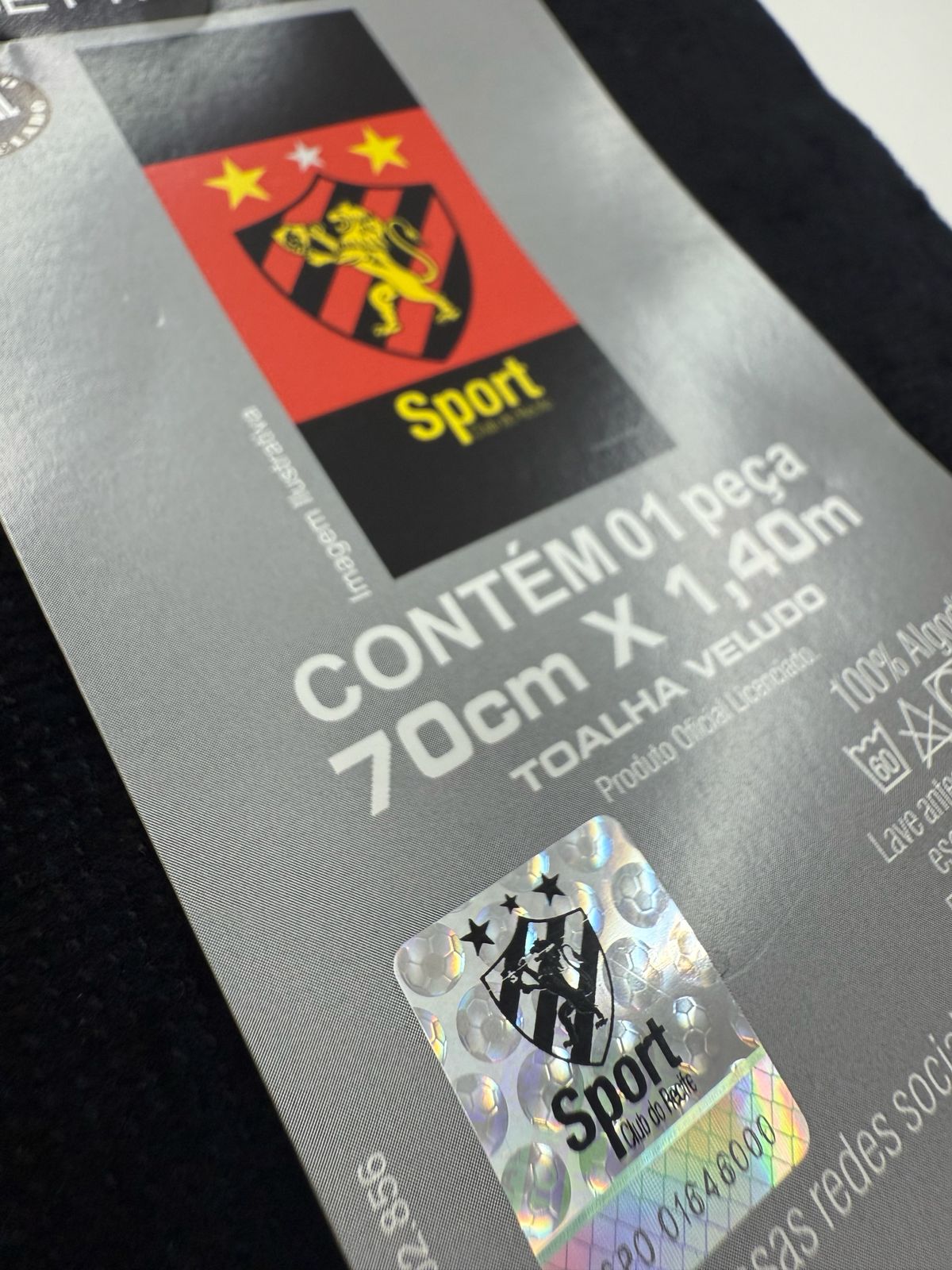 TOALHA AVELUDADA OFICIAL DO SPORT