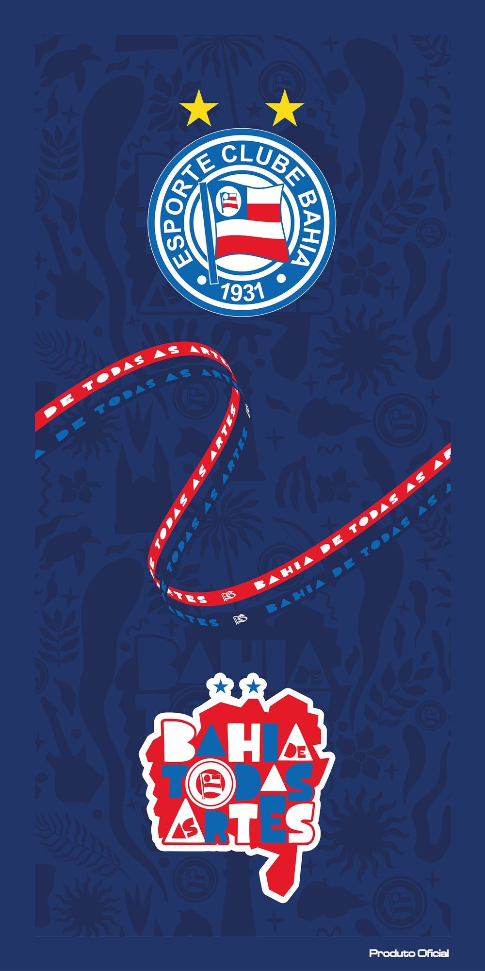 TOALHA AVELUDADA OFICIAL DO BAHIA