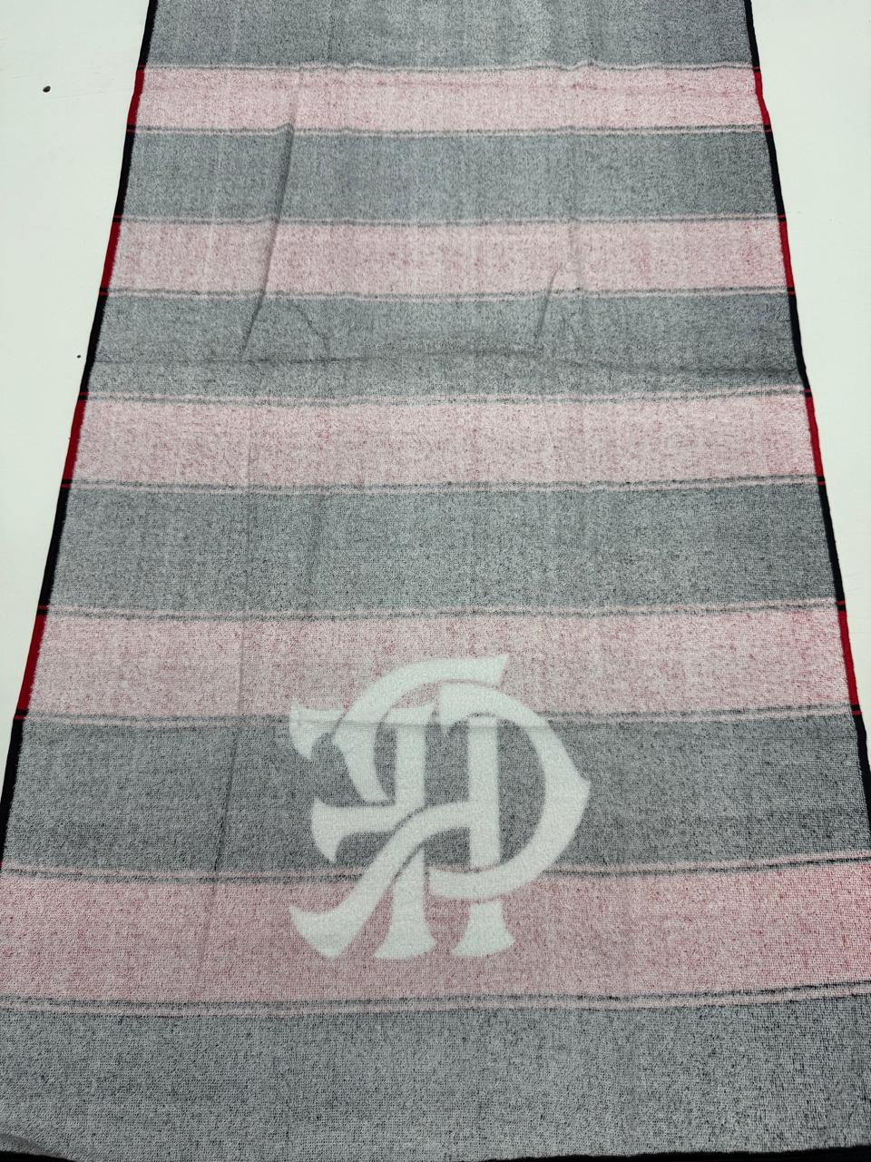 TOALHA ESTAMPADA OFICIAL FLAMENGO LISTRADA