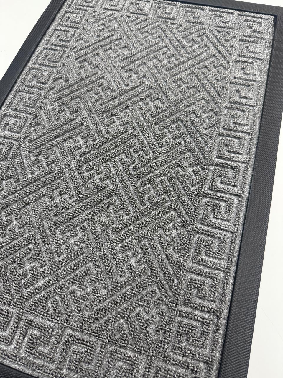 TAPETE PORTA LIMA 40 cm x 60 cm DES. 001 CINZA