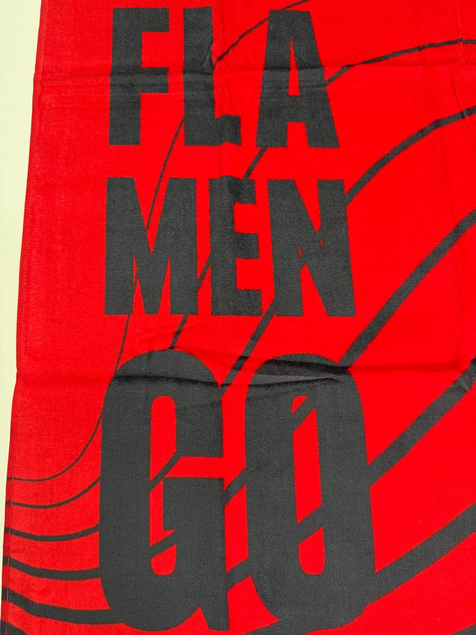 TOALHA ESTAMPADA OFICIAL FLAMENGO
