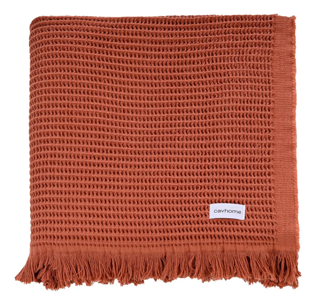 MANTA PIQUET COMFORT TERRACOTA 1,50m x 2,00m