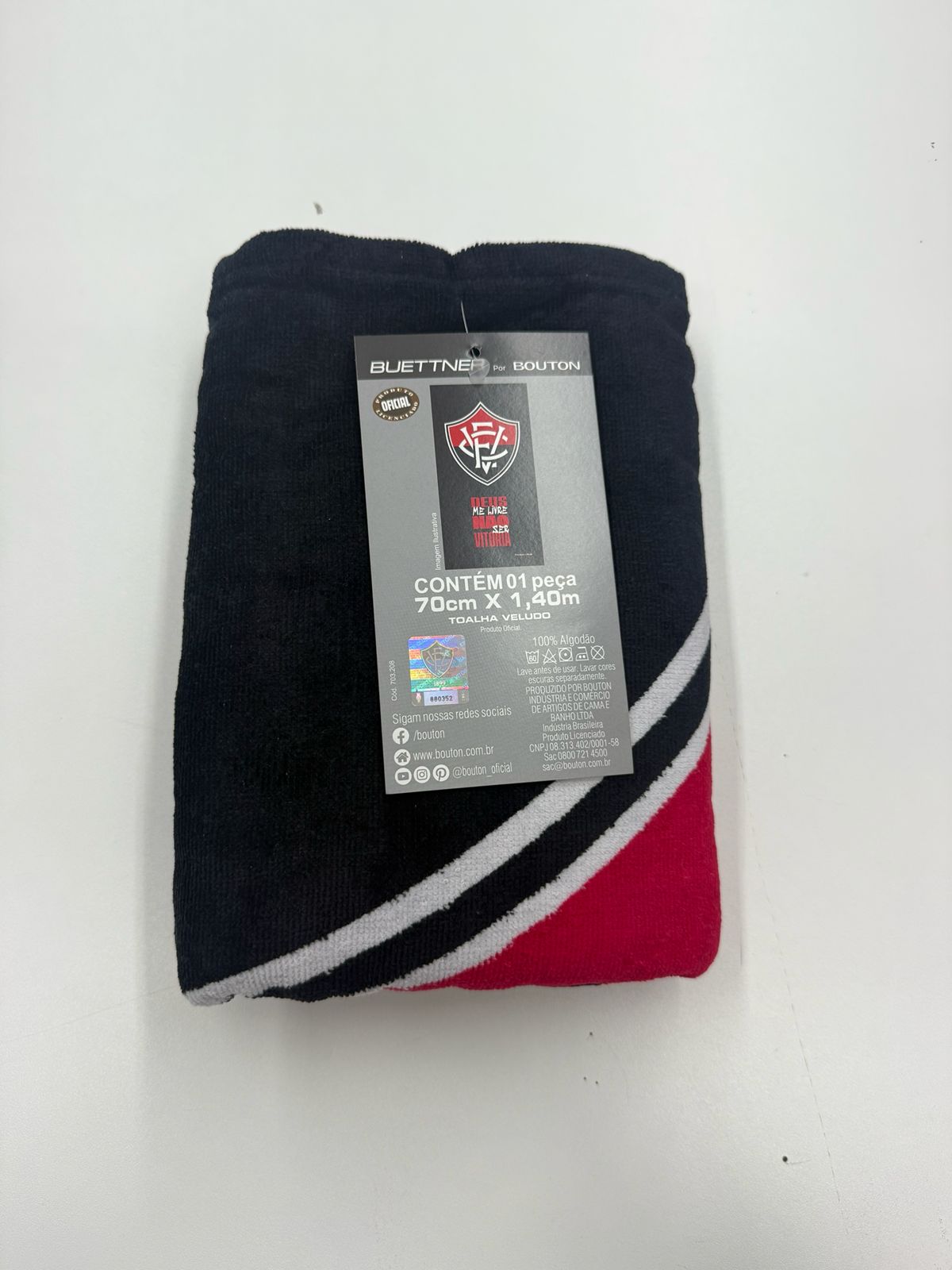 TOALHA AVELUDADA OFICIAL DO VITÓRIA