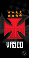 TOALHA AVELUDADA OFICIAL DO VASCO