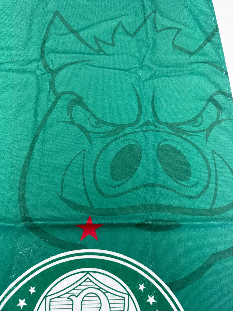 TOALHA AVELUDADA OFICIAL PALMEIRAS MAIOR CAMPEÃO DO BRASIL