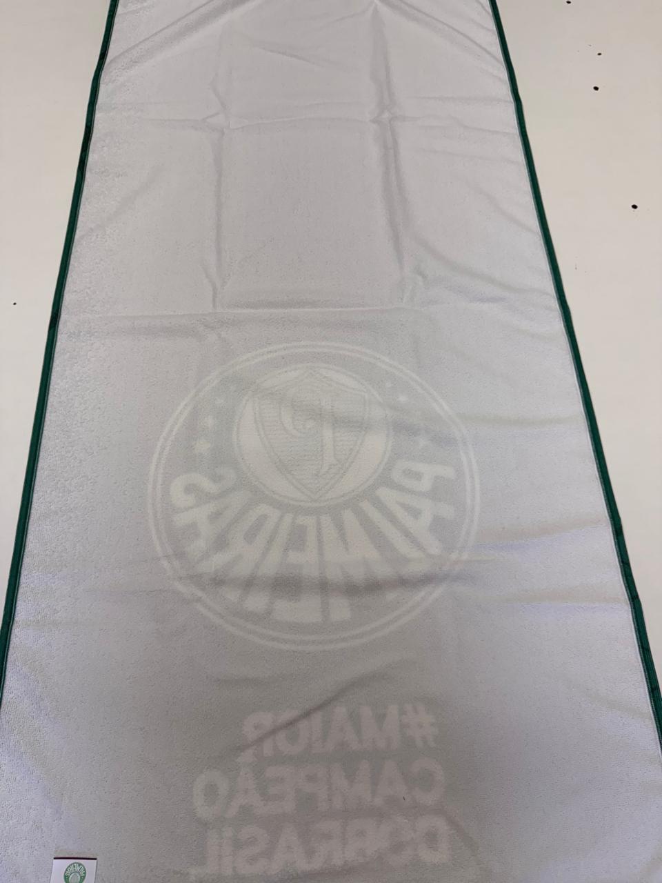 TOALHA AVELUDADA OFICIAL PALMEIRAS MAIOR CAMPEÃO DO BRASIL