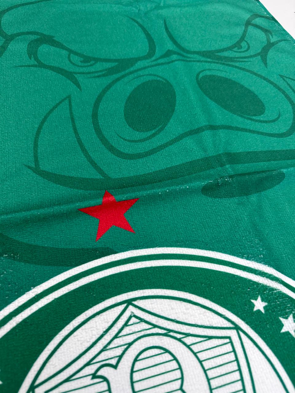 TOALHA AVELUDADA OFICIAL PALMEIRAS MAIOR CAMPEÃO DO BRASIL