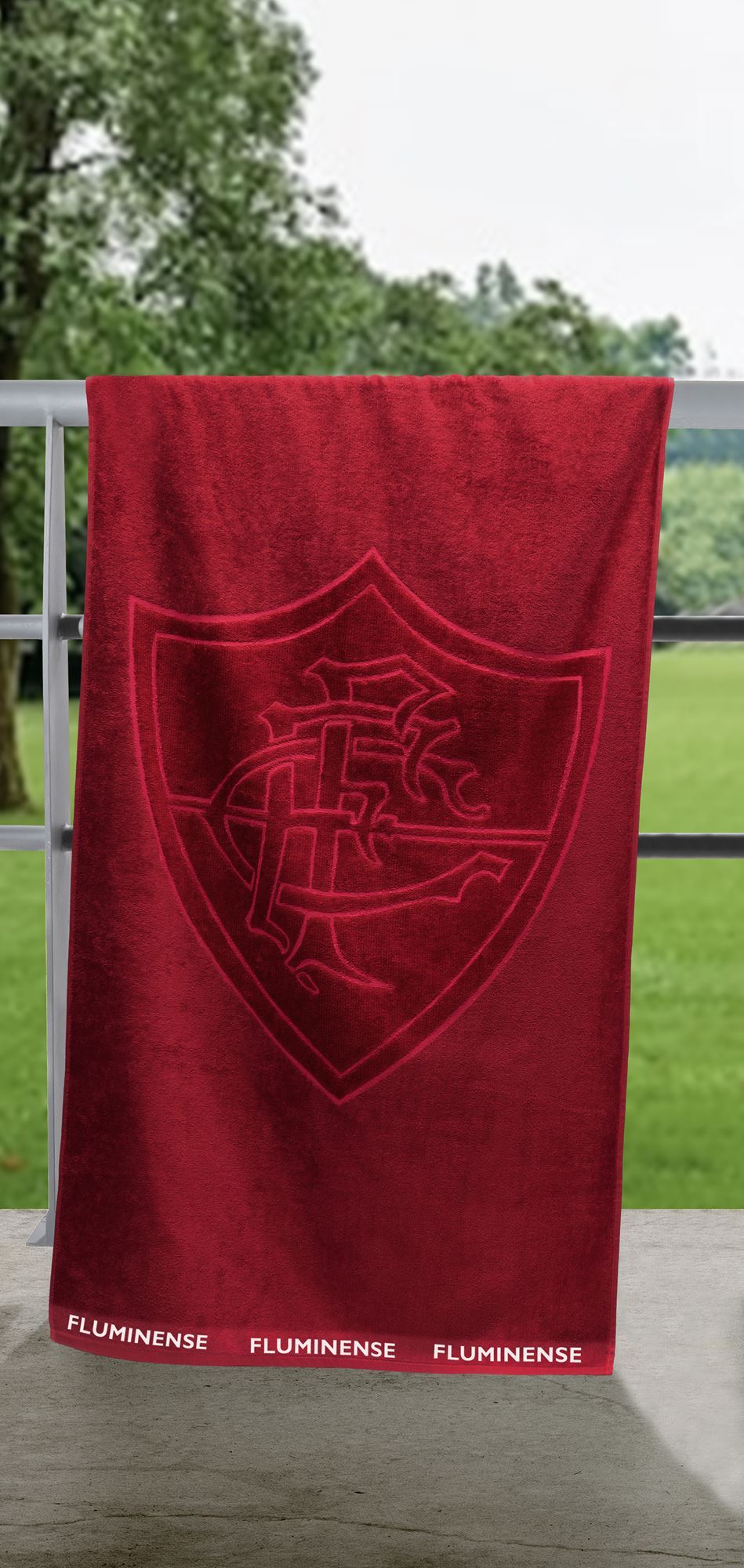 TOALHA DE JACQUARD OFICIAL DO FLUMINENSE