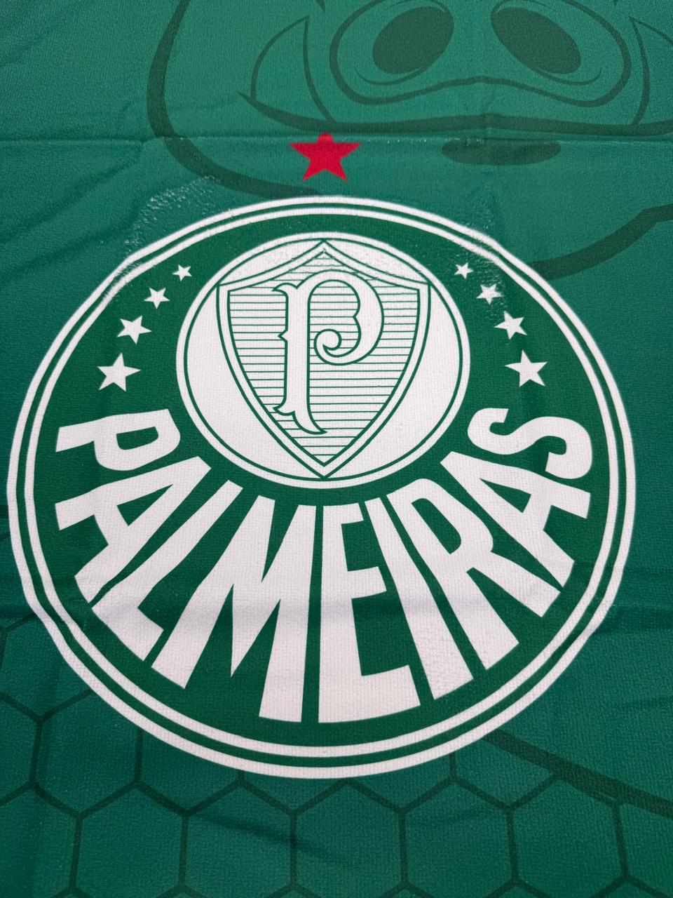 TOALHA AVELUDADA OFICIAL PALMEIRAS MAIOR CAMPEÃO DO BRASIL