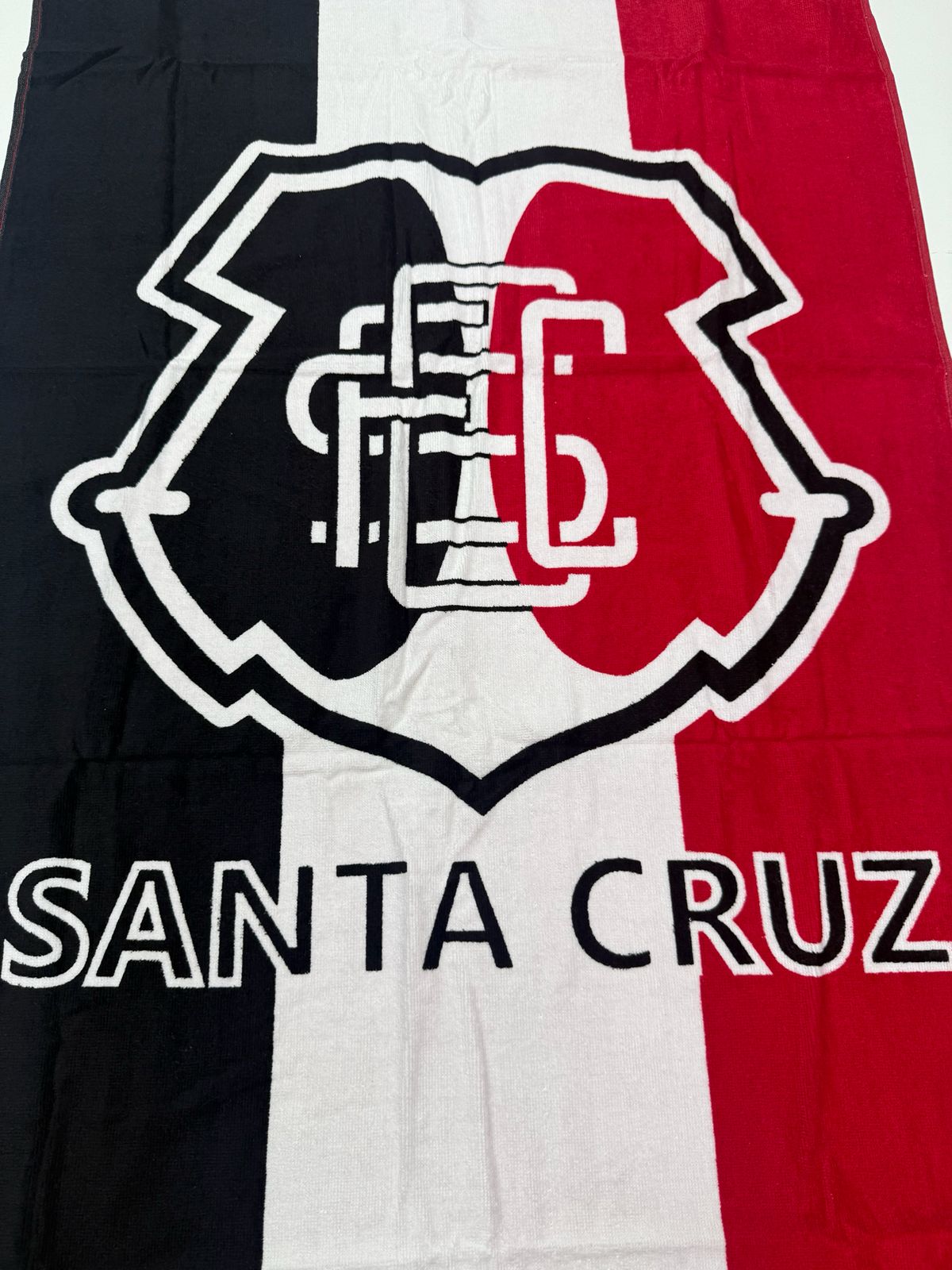 TOALHA AVELUDADA OFICIAL DO SANTA CRUZ