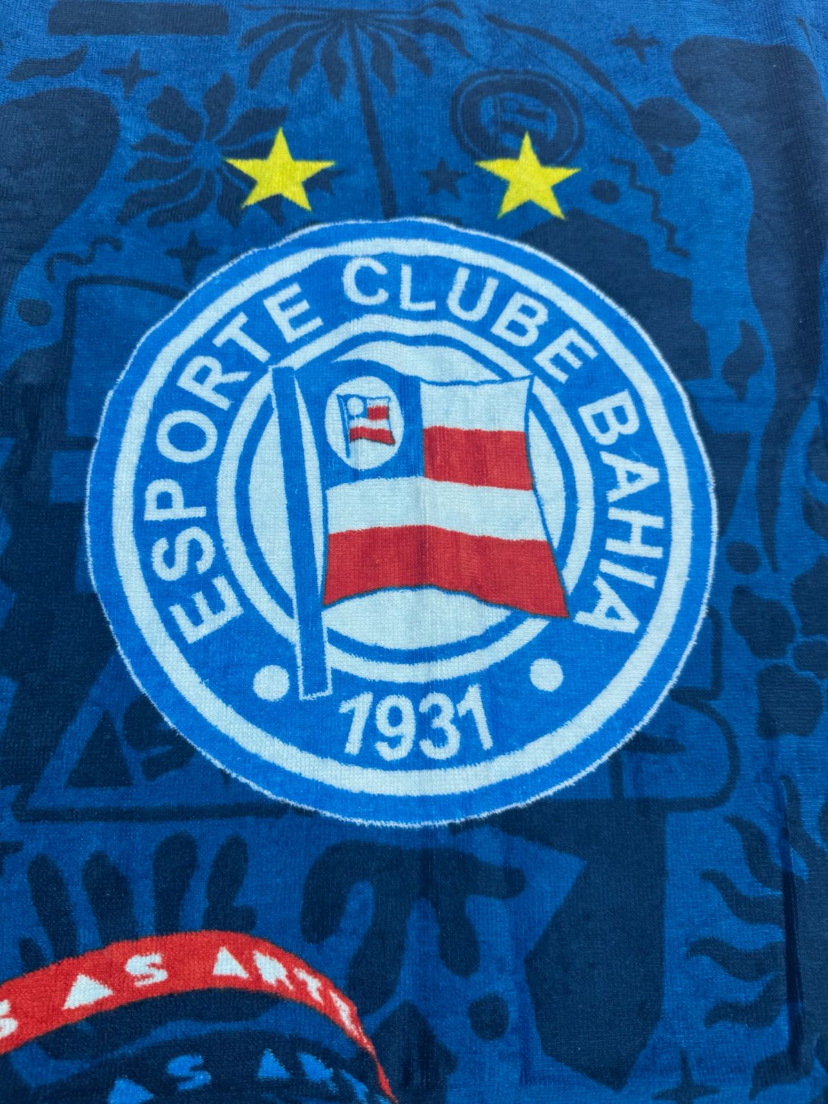TOALHA AVELUDADA OFICIAL DO BAHIA