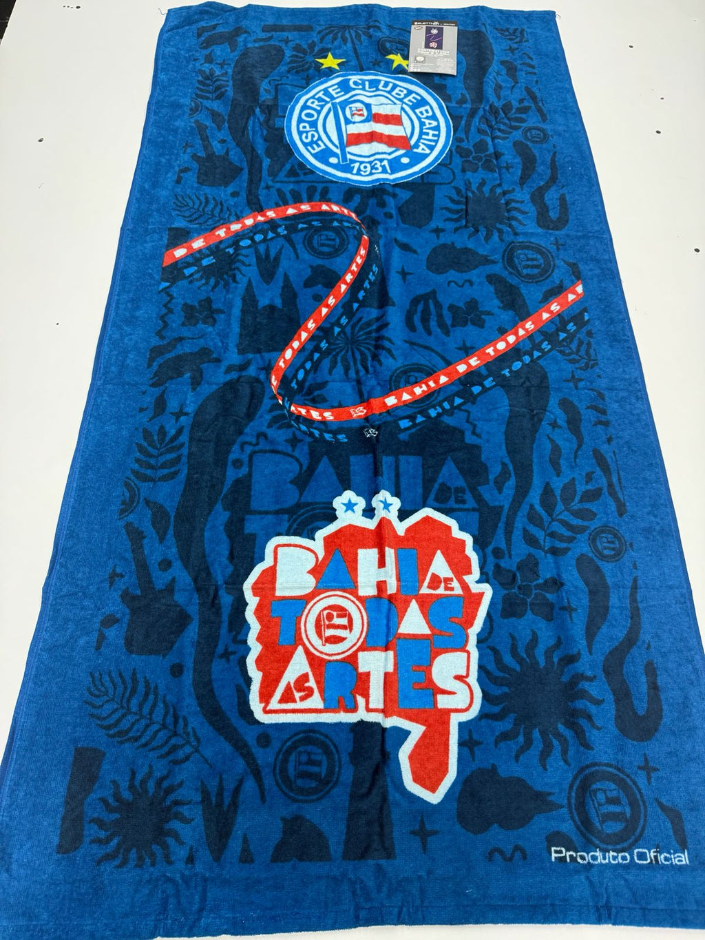 TOALHA AVELUDADA OFICIAL DO BAHIA