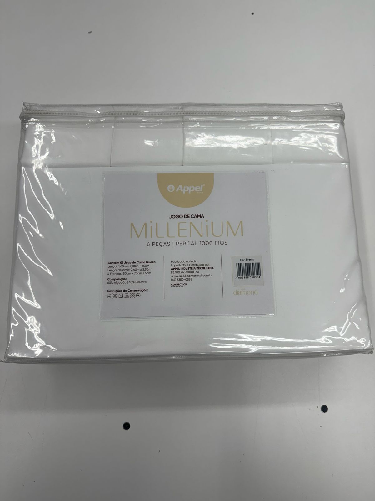 JOGO MILLENIUM 1000 FIOS QUEEN BRANCO