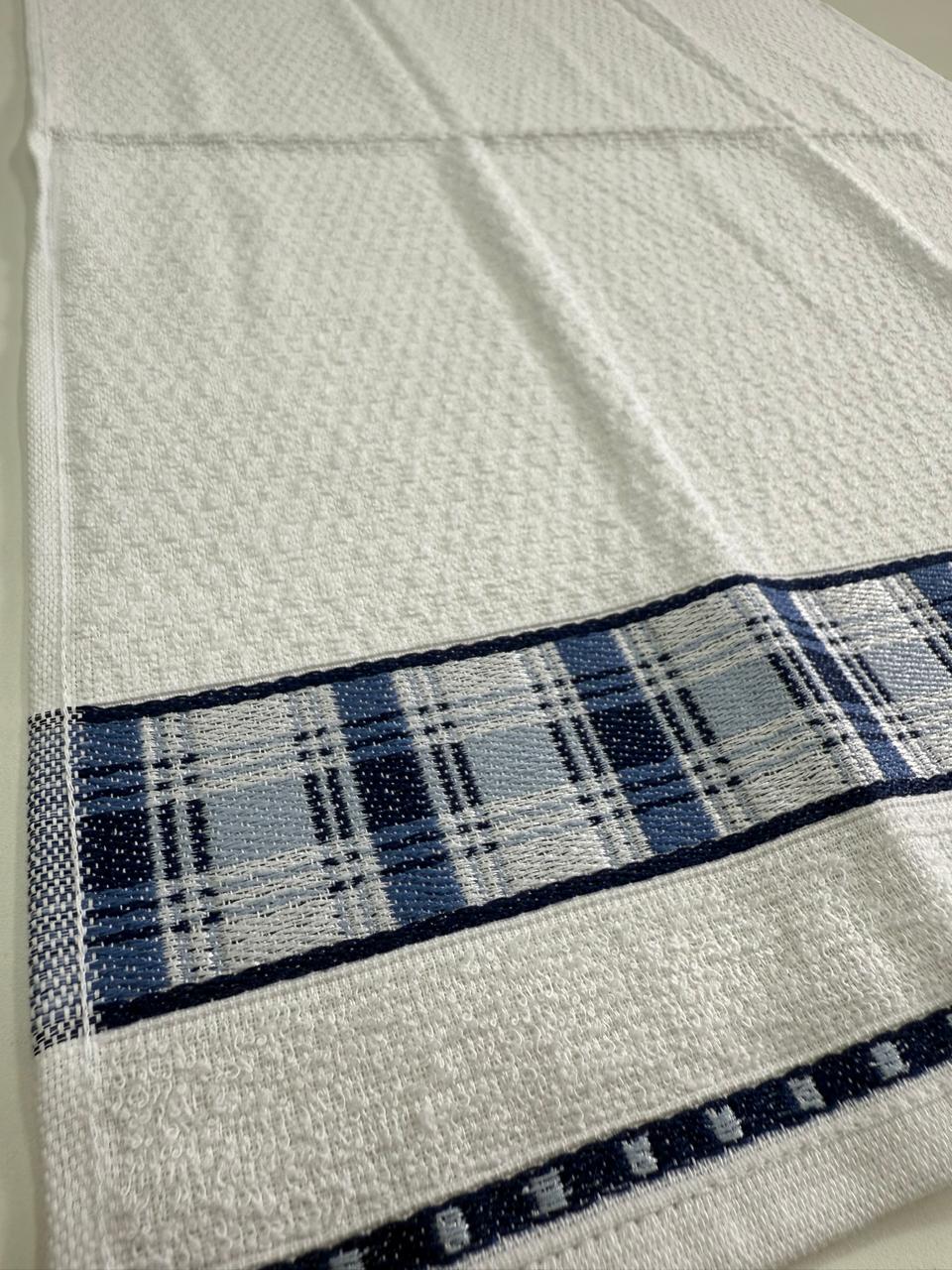 PANO DE COPA 45cm x 68cm GOURMET XADREZ AZUL