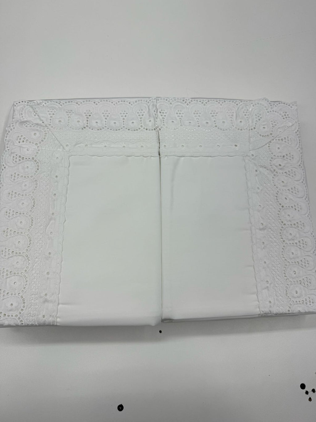 Jogo de Cama Buettner Cristal Renascença Percal 300 Fios - 100% Algodão - Queen - Branco