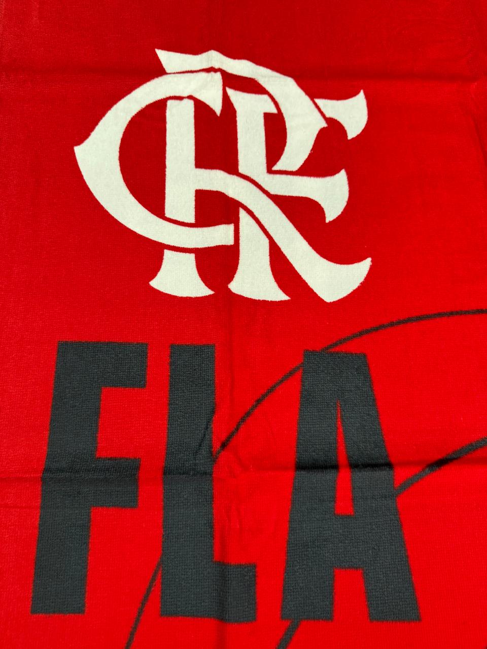 TOALHA ESTAMPADA OFICIAL FLAMENGO