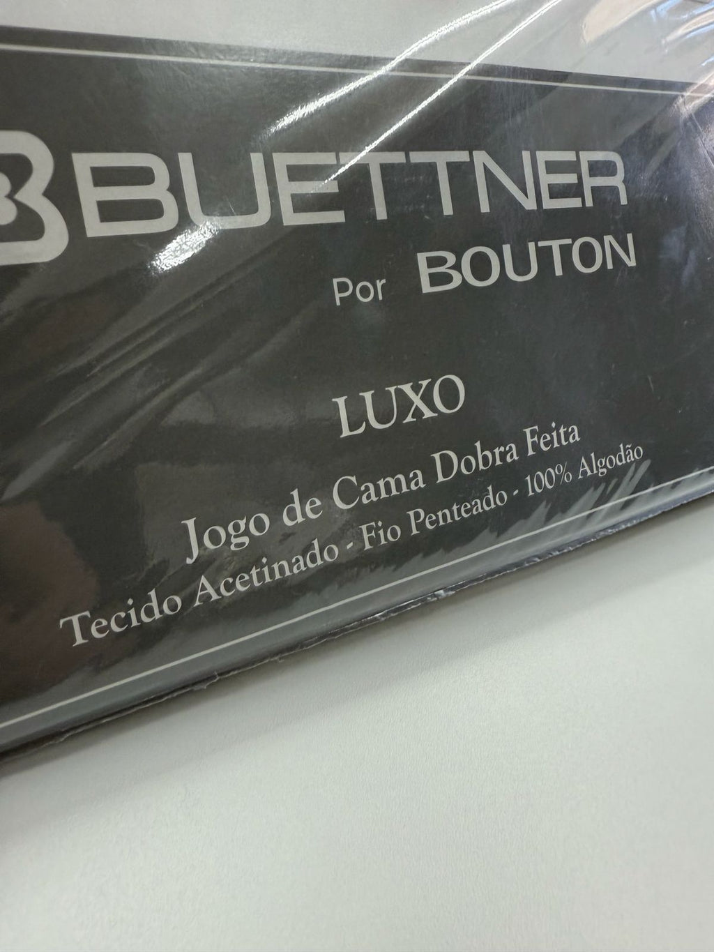 Jogo de Cama Buettner Percal 1000 Fios - 100% Algodão - Queen - Branco