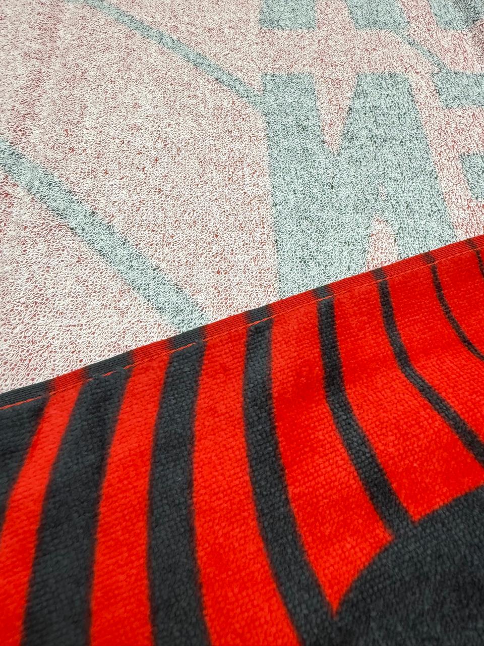 TOALHA ESTAMPADA OFICIAL FLAMENGO