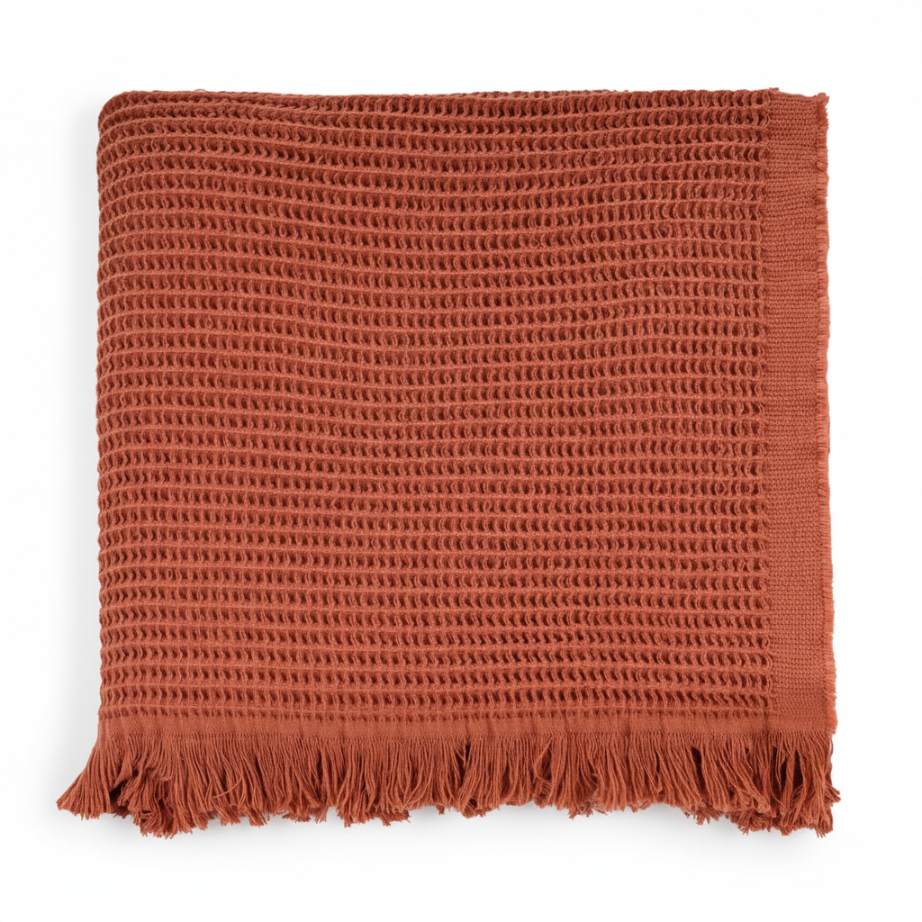 MANTA PIQUET COMFORT TERRACOTA 1,50m x 2,00m