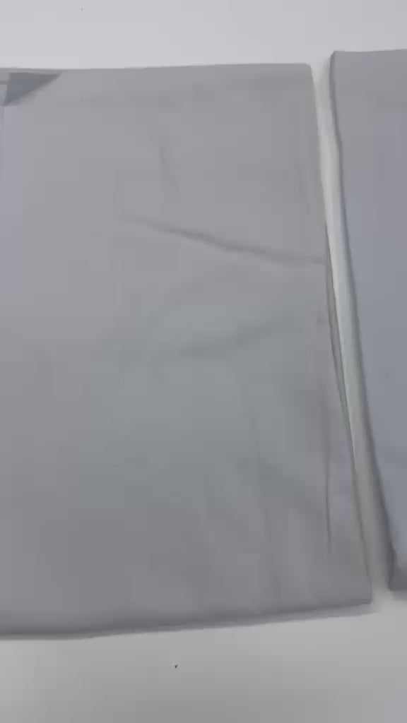 Jogo de Cama Fibra de Bambu Luxo 350 Fios - Queen - Prata