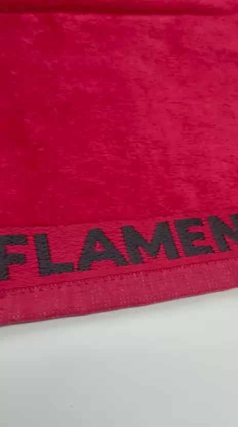 TOALHA DE JACQUARD OFICIAL DO FLAMENGO