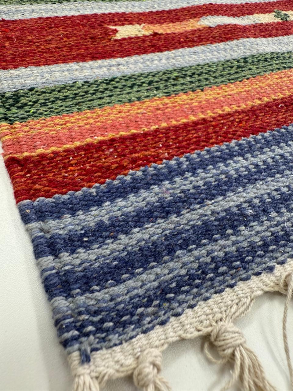 TAPETE KILIM 100% ALGODAO 0,50 X 0,70 DES. 004/UNICO