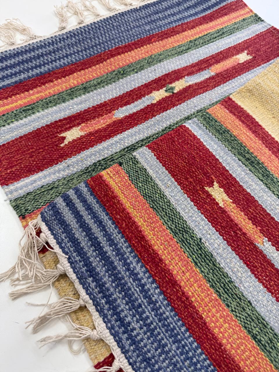 TAPETE KILIM 100% ALGODAO 0,50 X 0,70 DES. 004/UNICO